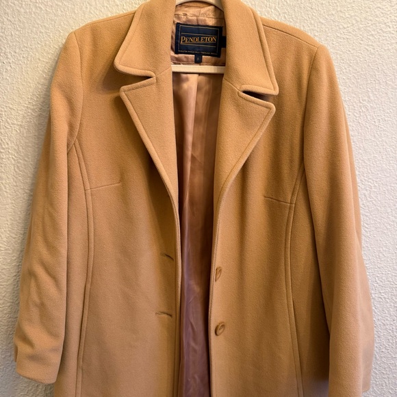 Pendleton Tan Long Coat - Picture 3 of 8